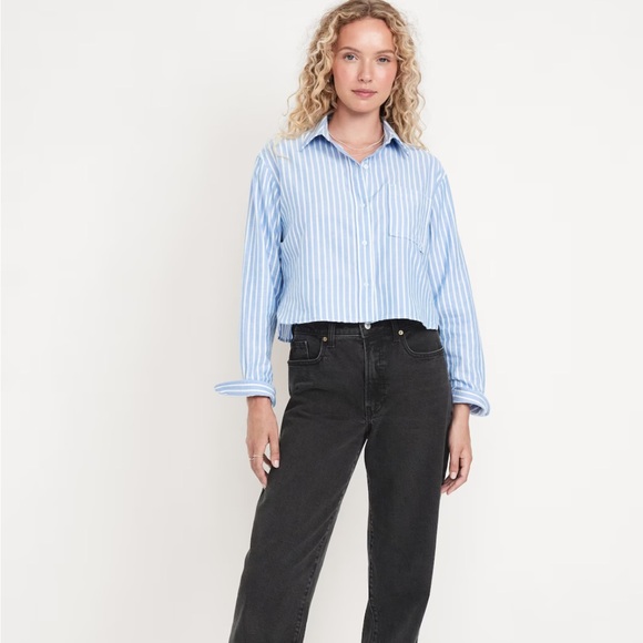 Old navy high rise OG Loose black jeans - Picture 3 of 5